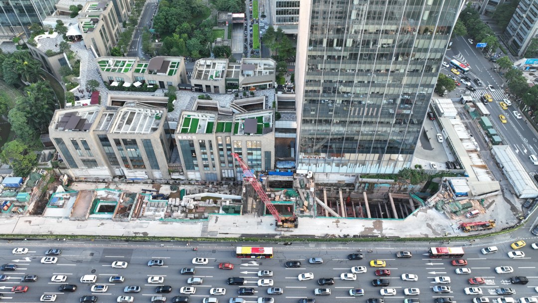 花城广场北站航拍图